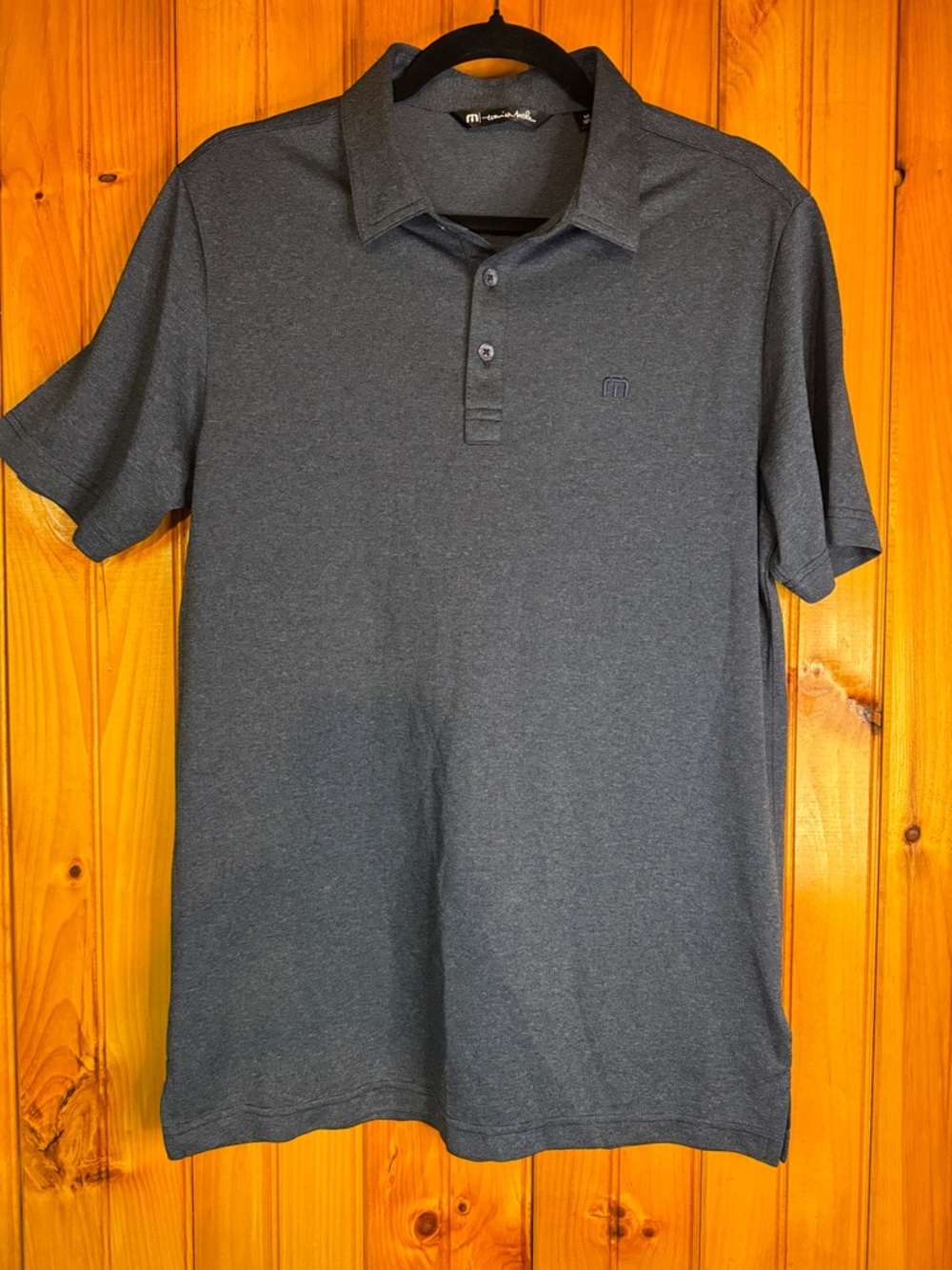 Travis Mathew Men's Charcoal Heather Polo
